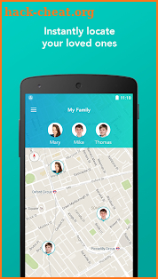 Parental control and family locator Locategy screenshot