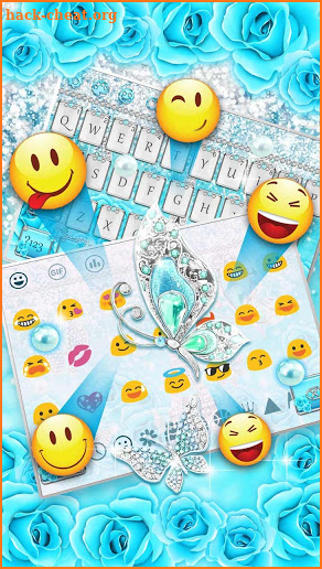 Paris Diamond Butterfly keyboard screenshot