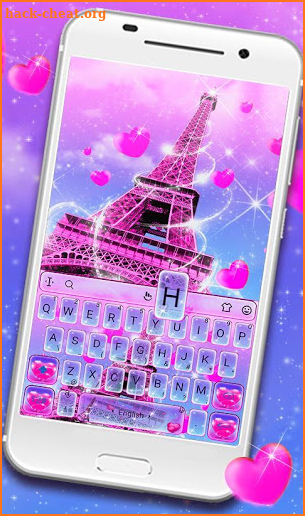 Paris Love Keyboard Theme screenshot