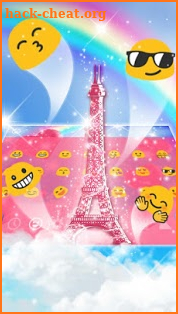 Paris Love Theme Keyboard screenshot