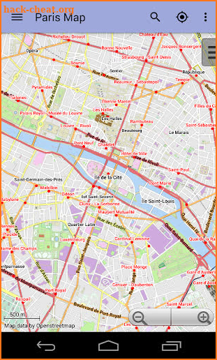 Paris Offline City Map screenshot