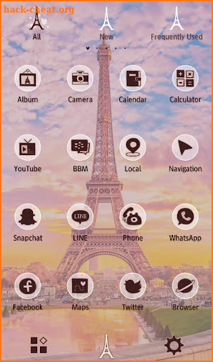 Paris Wallpaper Parisian Twilight Theme screenshot