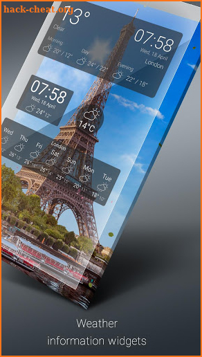 Paris Weather Live Wallpaper screenshot