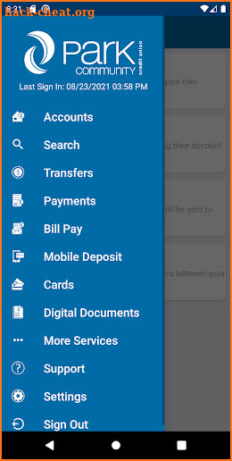 Park Community CU Mobile screenshot