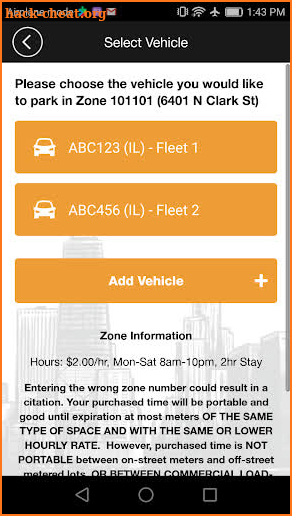 ParkChicagoFleet screenshot