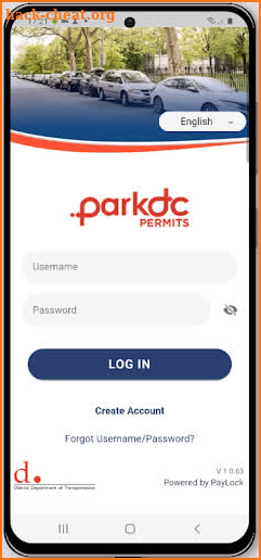 ParkDC Permits screenshot