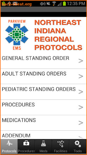 Parkview EMS screenshot