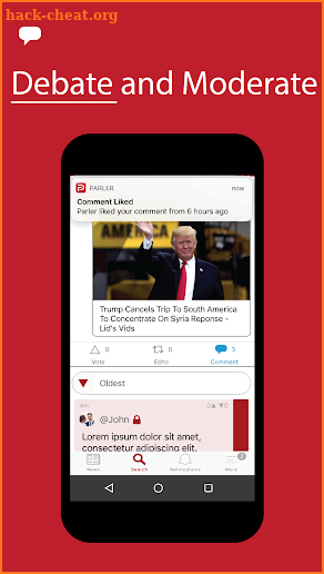 Parler News screenshot