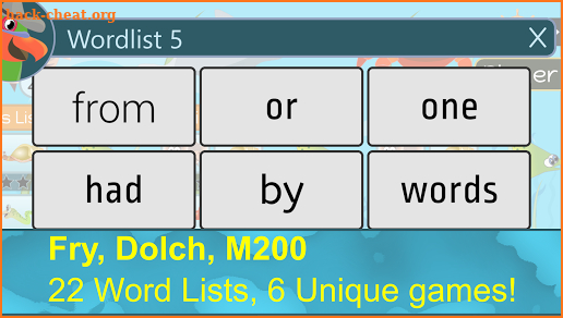 ParrotFish - Sight Words Reading Games screenshot