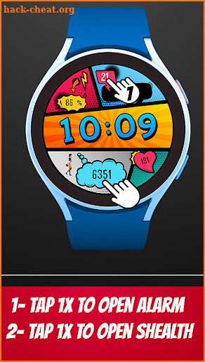 Pars Pop Art Watch Face screenshot