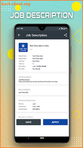 Part Time Jobs, Online / Work From Home Job Search screenshot