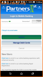 Partners 1st FCU Mobile screenshot