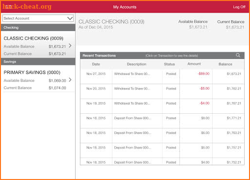 Partners Tablet Banking screenshot