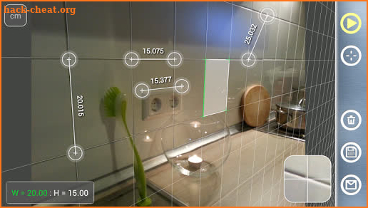 Partometer3D - camera measure screenshot