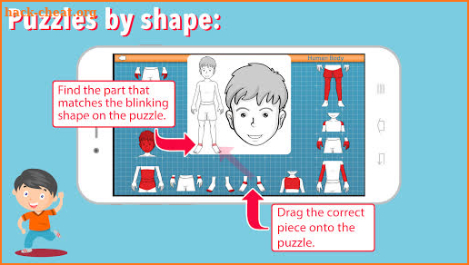 Parts of the Human Body - Montessori Anatomy screenshot