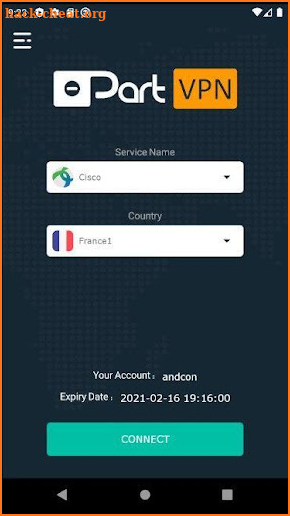 PartVpn screenshot