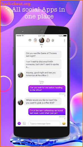 Party chat screenshot