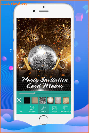 Party Invitation card maker screenshot