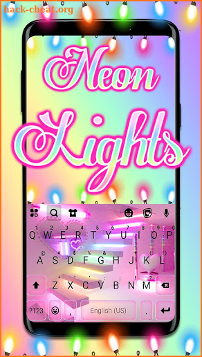 Party Lights Keyboard Theme screenshot