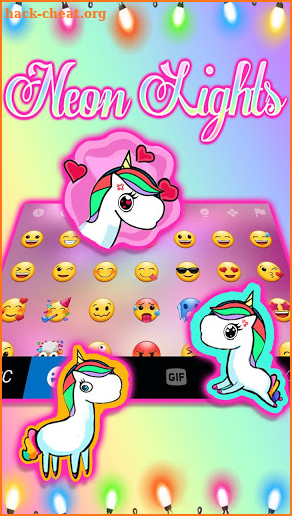 Party Lights Keyboard Theme screenshot