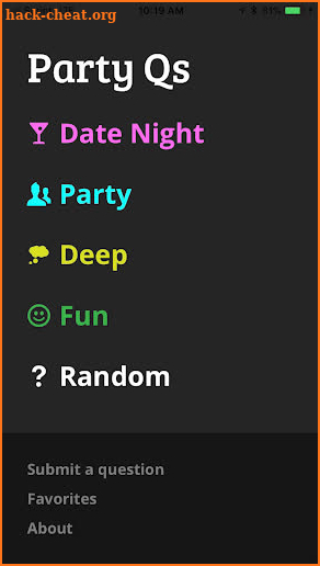 Party Qs - The #1 Questions App for Conversations screenshot