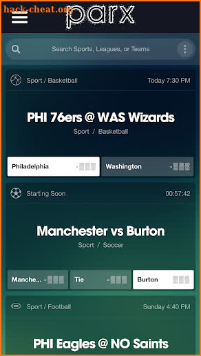 Parx Casino® Betslip Builder screenshot