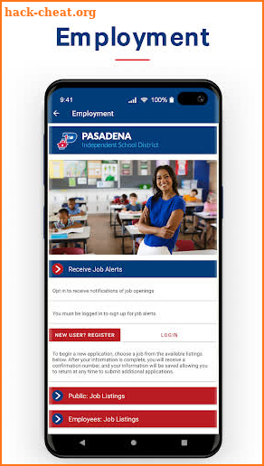 Pasadena ISD screenshot