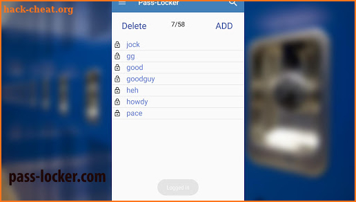 Pass-Locker - The Password Storage App screenshot