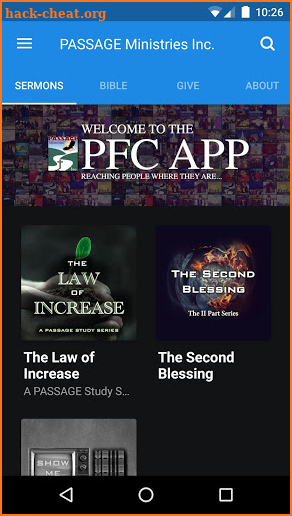 PASSAGE Family Church screenshot