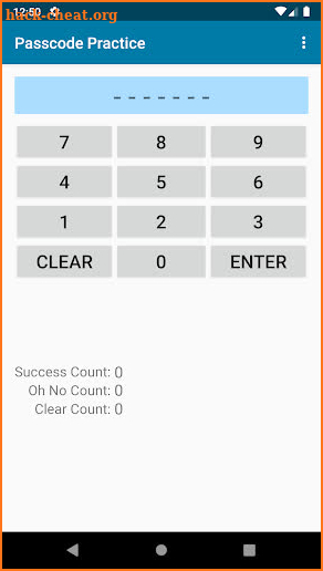 Passcode Practice screenshot