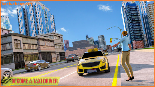 Passenger Taxi Car City Rush Driving screenshot