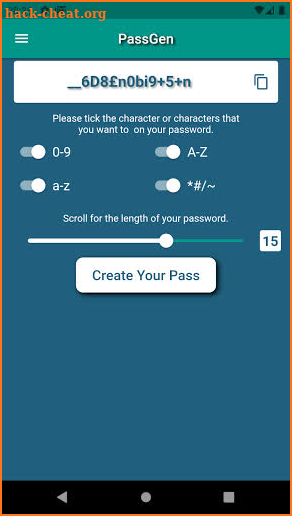 PassGen screenshot