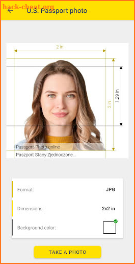 Passport Visa ID Photo: Resize & Remove Background screenshot