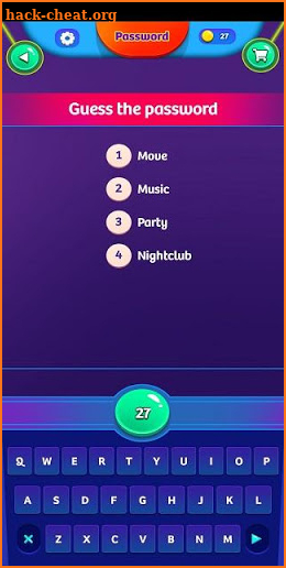 Password Game - One Word Clue screenshot