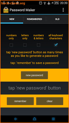 Password Maker screenshot