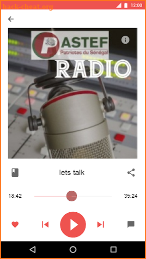 PASTEF RADIO INTERNATIONAL screenshot