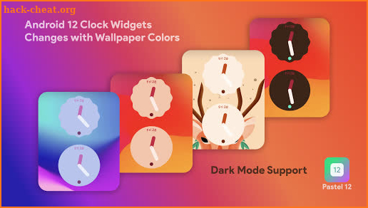 Pastel 12 - Android 12 Widgets for KWGT Pro screenshot