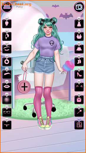 Pastel Goth Fashion - Make Up & Dress Up screenshot