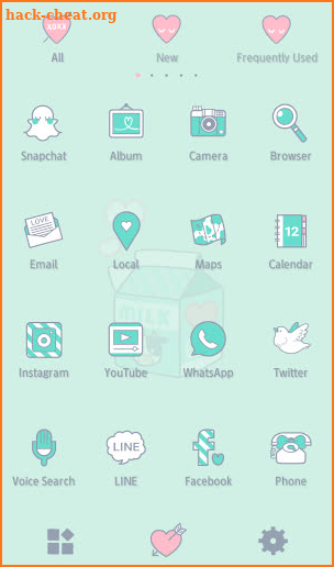 Pastel Milk Theme +HOME screenshot