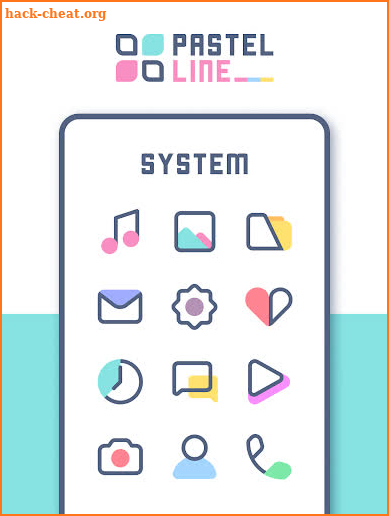 PastelLine IconPack screenshot