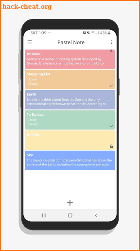 PastelNote - Notepad, Notes screenshot