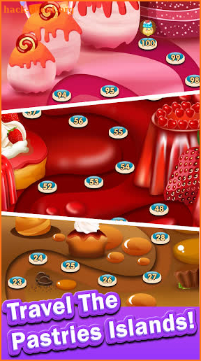 Pastry Crush : Match 3 Puzzle Free Game screenshot