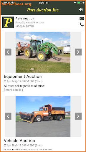 Pate Auction screenshot