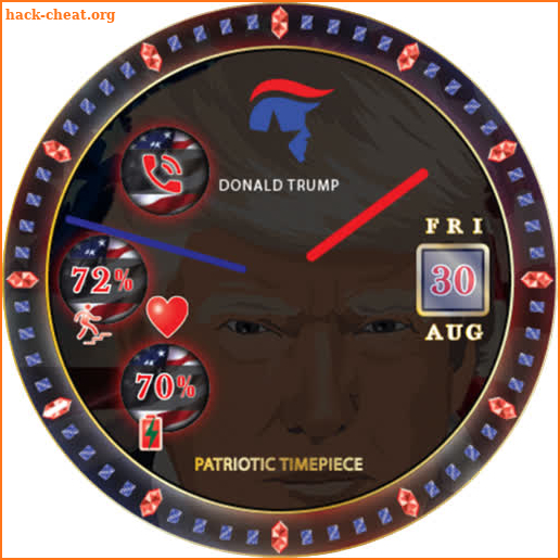 Patriot Trump Watchface screenshot