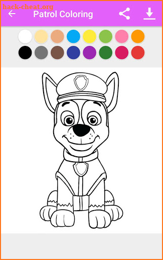 Patrol Coloring Game For Kids screenshot