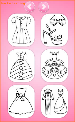 Pattern Coloring Game For Dresses screenshot