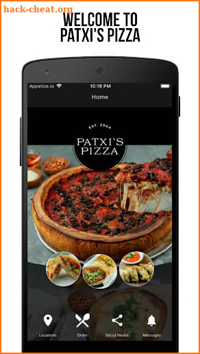 Patxi's Pizza screenshot