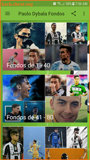 Paulo Dybala Fondos screenshot