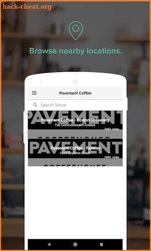 Pavement Coffee screenshot