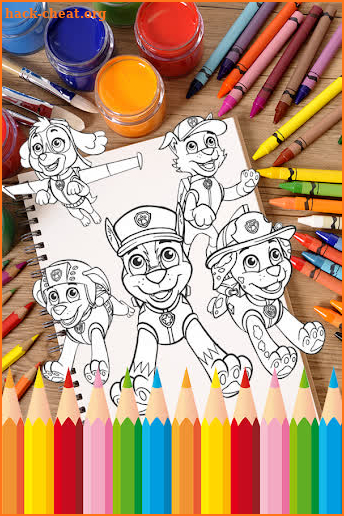 Paw Coloring Book Patrole screenshot